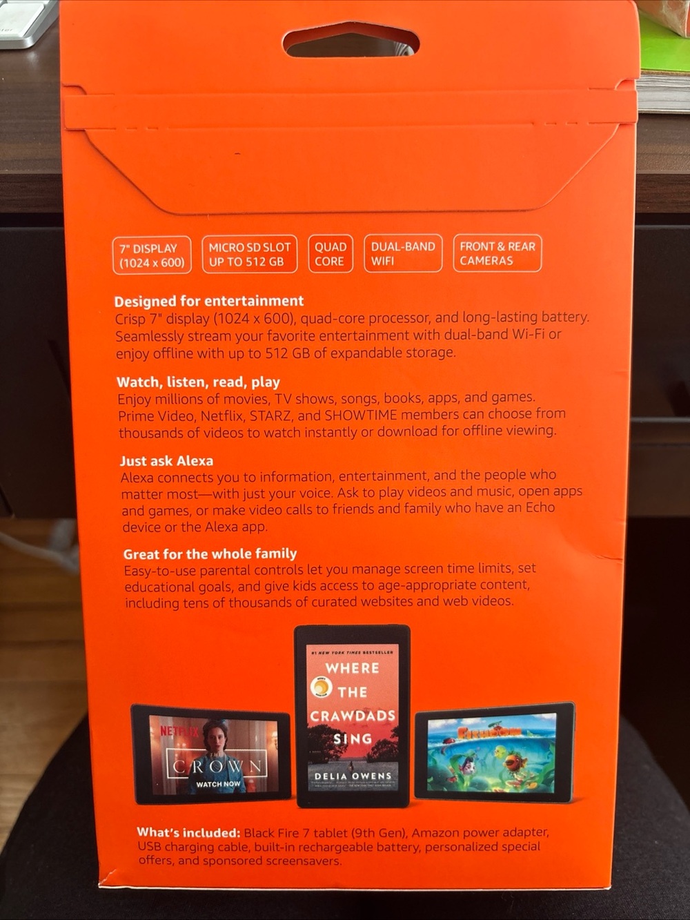 Amazon Fire 7 Tablet in Black - 16GB (with Alexa) - Picture 2 of 4